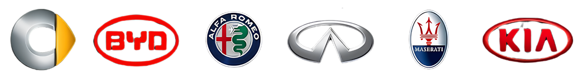 Car brand logos row three